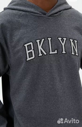 Свитшот с капюшоном от Koton антрацит