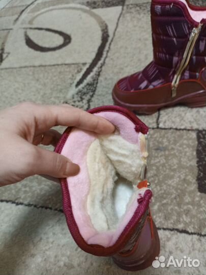 Сапожки зимние для девочки