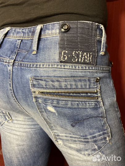 Мужские джинсы g star raw 3301 denim