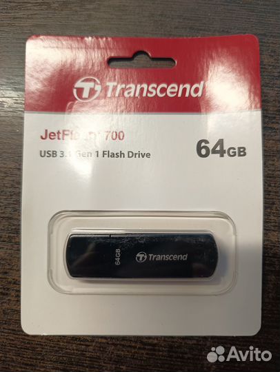 Флеш накопитель 64GB Transcend JetFlash 700, USB 3