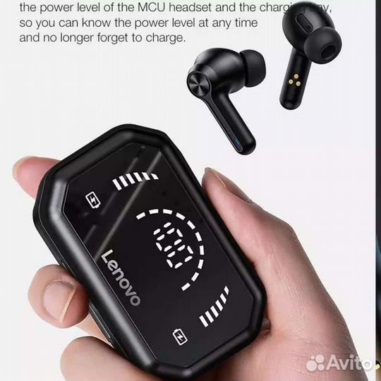 Новые Беспроводные Наушники Lenovo LP3 Pro 1200mah
