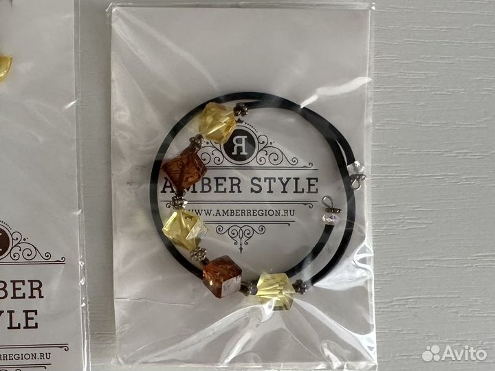Украшения с янтарем с Балтики