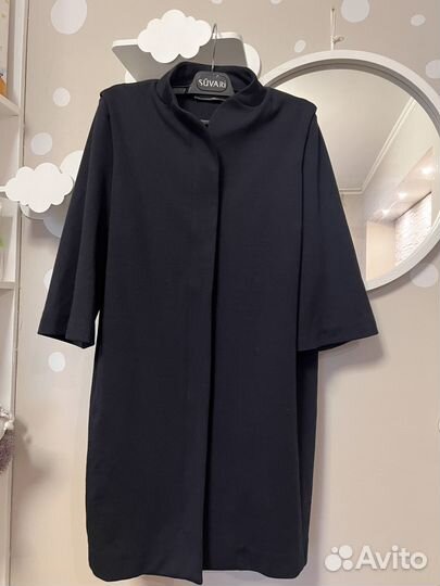 Пальто элегантное легкое без подклада в офис