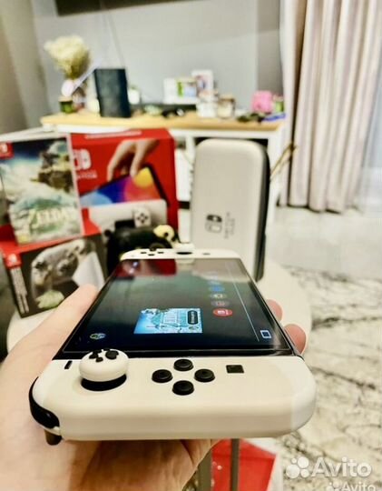 Nintendo switch oled / гарантия / как новый