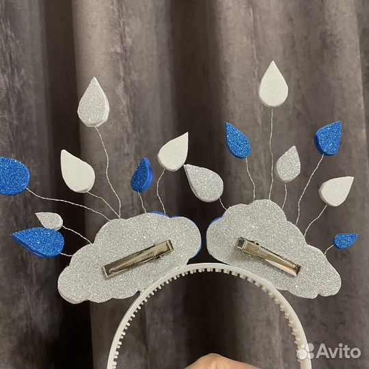 Ободок Капелька, обруч Капелька, заколка Капелька