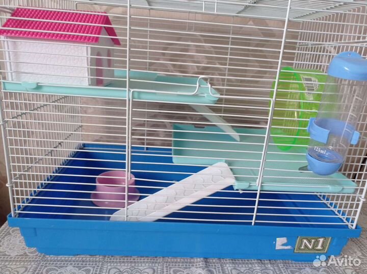 Клетка для хомяка большая бу