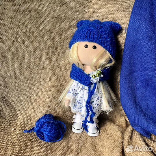 Кукла с мишкой для подарка