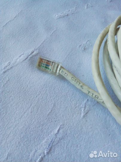 Кабель Витая Пара с 2-мя Разъёмами для Интернета