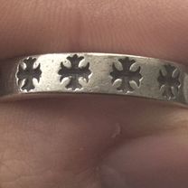 Chrome Hearts кольцо серебро