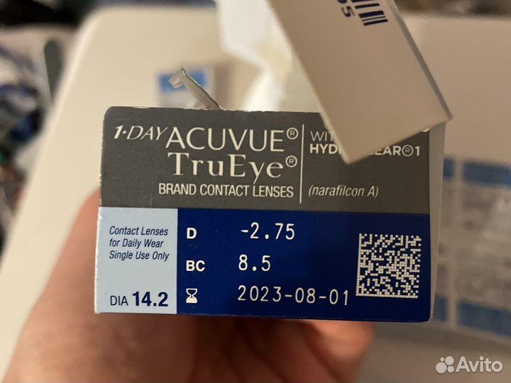 Линзы контактные acuvue trueye