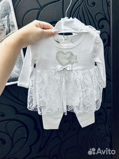 Комплект на выписку для девочки