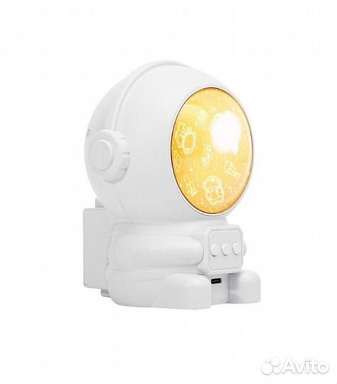 Музыкальный ночник-проектор космонавт новый