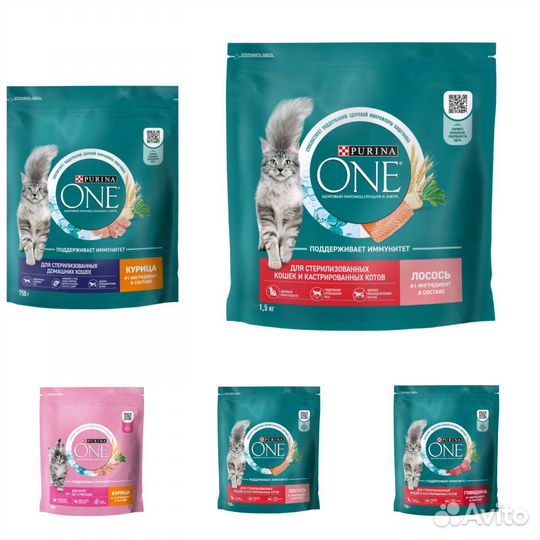 Сухой корм для кошек purina one