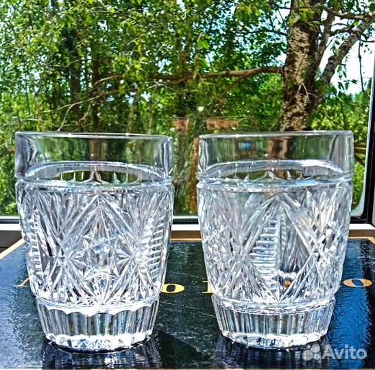 Стаканы для виски. Хрусталь Bohemia