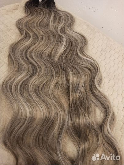 Био протеиновые волосы для наращивания 70см