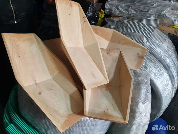 Лоток деревянный промывочный для старателей