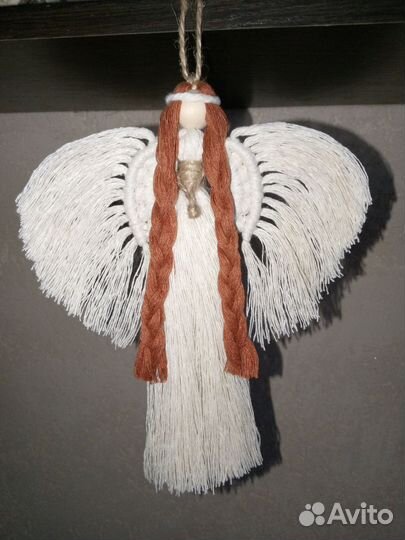 Ангел девочка макраме ручная работа