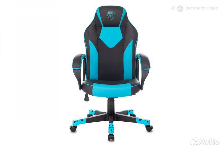 Кресло игровое Zombie Game 17 blue