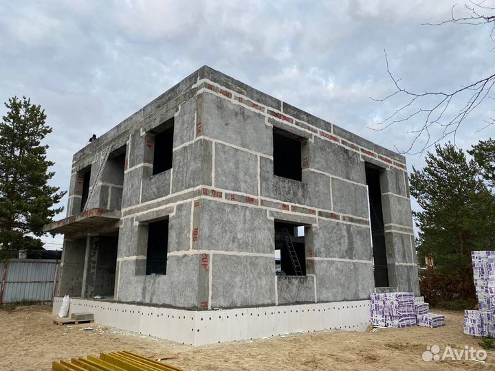 Дом из полистиролбетона 220м2