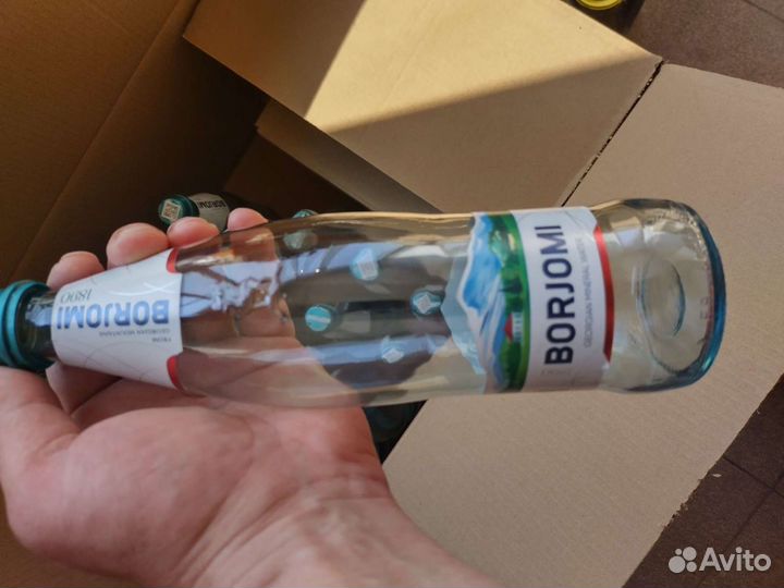 Бутылка из под borjomi