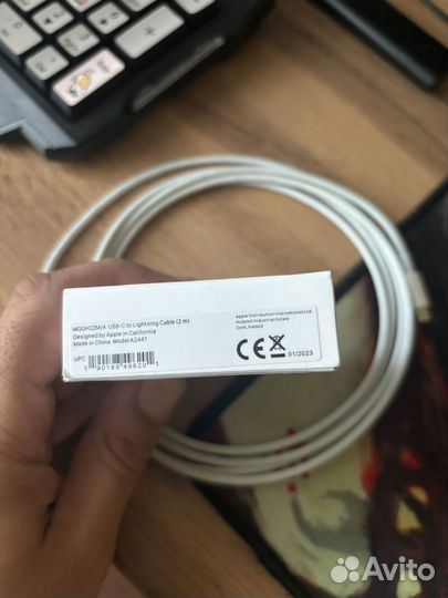 Оригинальный Кабель Apple USB-C to Lightning 2 m