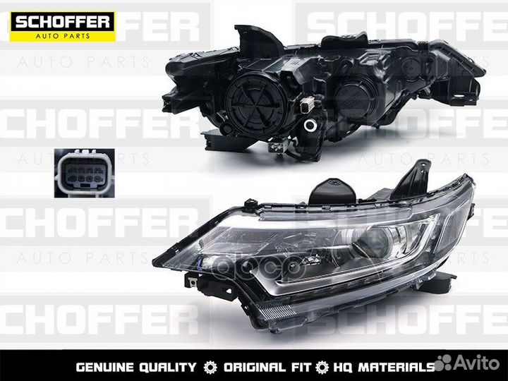 Фара галоген дхо левая Mitsubishi Outlander 3