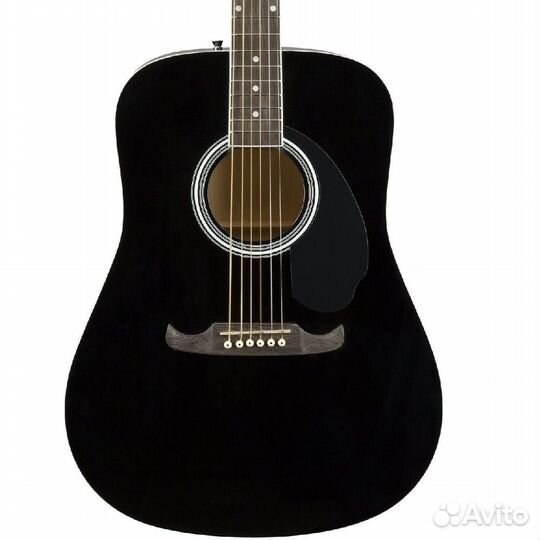 Акустическая гитара fender FA-125 dreadnought blac