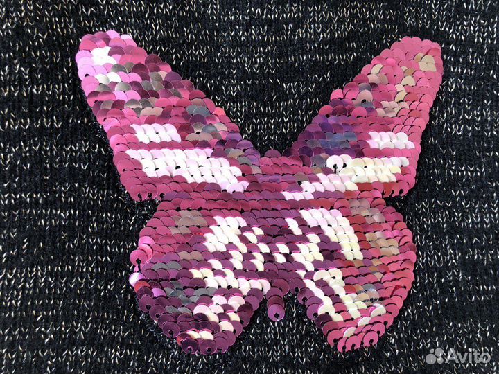 Детская шапка вязаная для девочки модная бини 3-4г