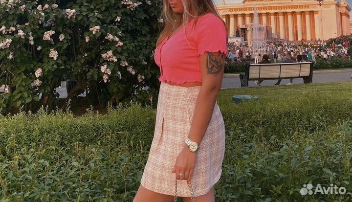 Юбка твидовая женская 48 50