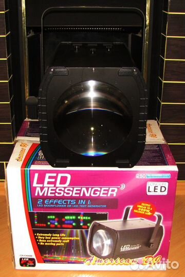 Светомузыка ADj LED Messenger RGB Mic DMX PC New