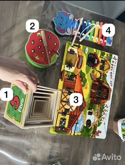 Деревянные логические игры