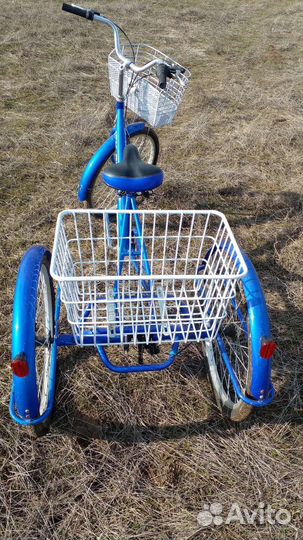 Взрослый трехколесный велосипед