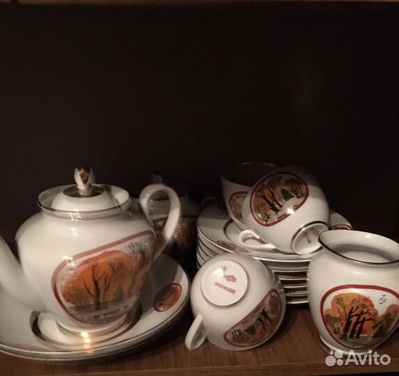 Сервизы чайные, кофейные, чашечки