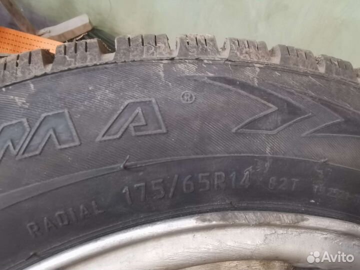 Колеса r14 на ваз зимние шипованные