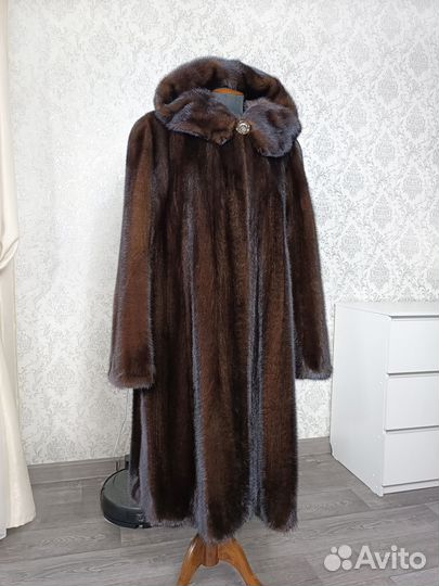 Норковая шуба 54-56-58 135см по груди