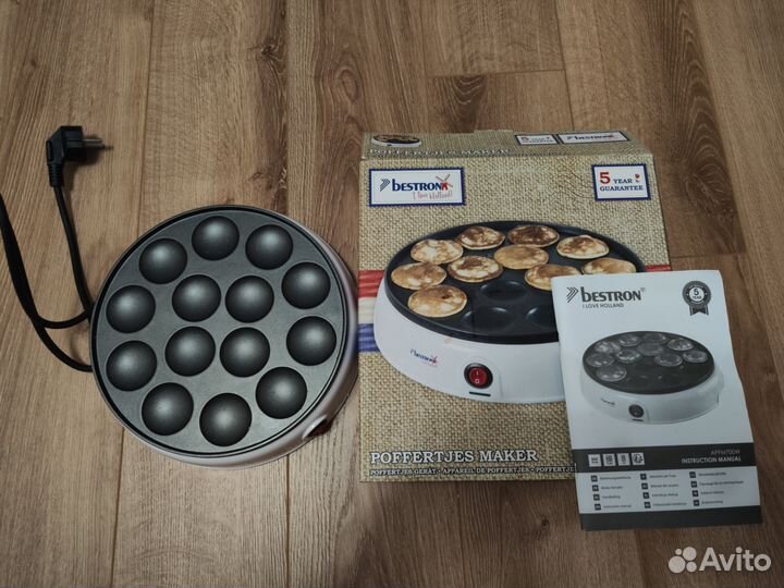 Мини-блинница для панкейков и поффертье Bestron