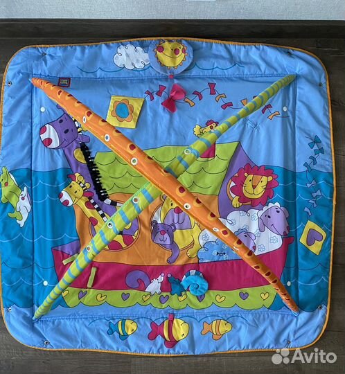 Развивающий коврик tiny love зоосад