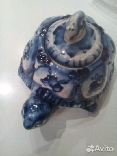 Гжель. Сов.периода.Очень тонкий фарфор