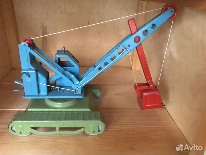 Экскаватор игрушка СССР