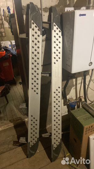 Пороги подножки hyundai santa FE 2021г