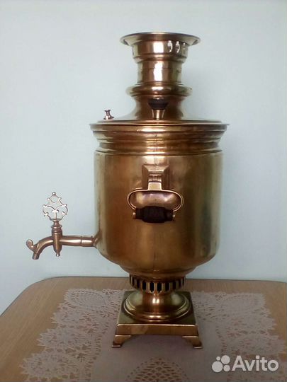 Самовар угольный старинный