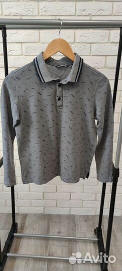 Рубашка школьная с длинным рукавом, р. 46