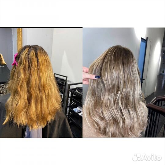 Тонирование волос