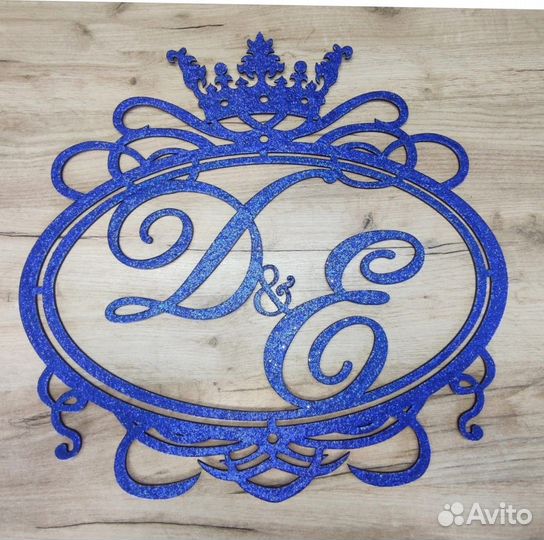 Монограмма на свадьбу