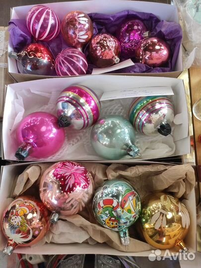 Елочные игрушки СССР