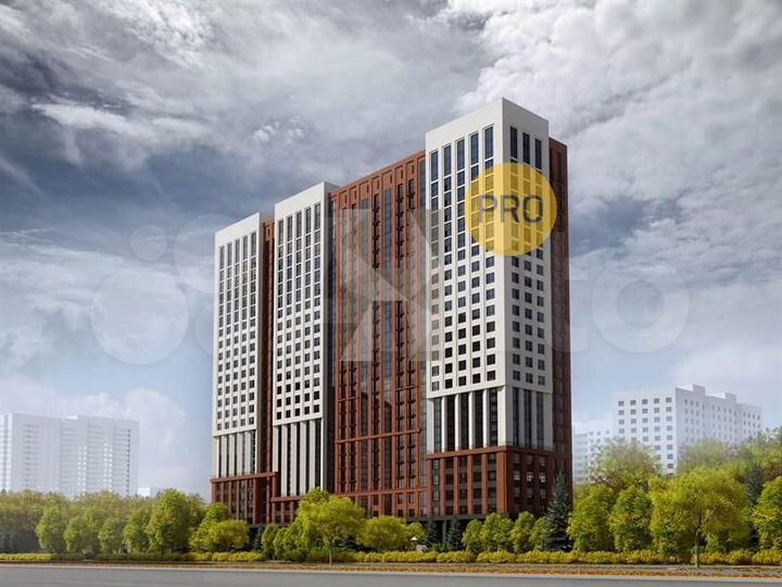 2-к. квартира, 58,5 м², 7/25 эт.