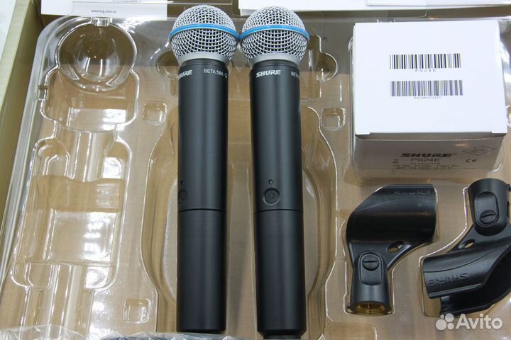 Shure BLX288E/B58 Радиосистема с двумя ручными мик