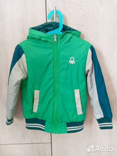 Куртки на мальчика benetton и декатлон 110 пакетом