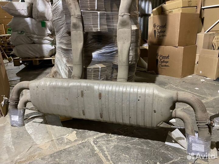 Оригинальная выхлопная система на мерседес gls63