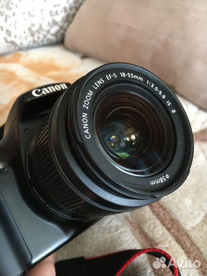 Зеркальный фотоаппарат Canon 1100d + 2 объектива